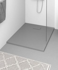 Piatto Doccia In Smc Grigio 100x80 cm