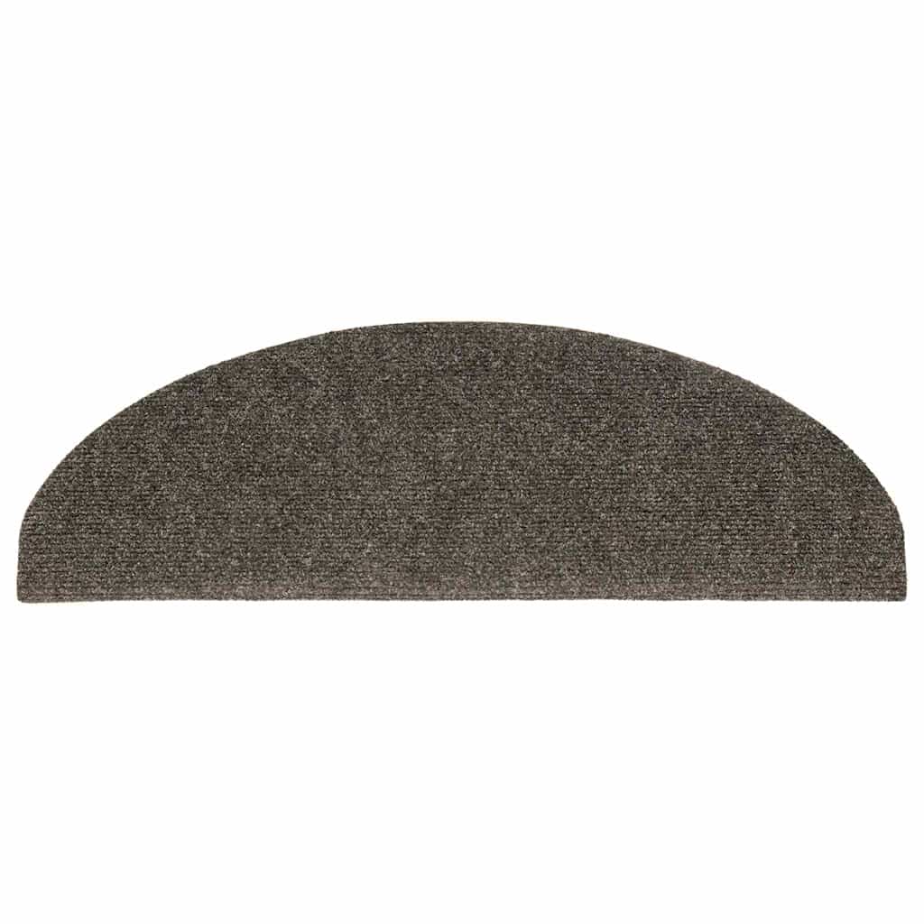 Tappetini Per Scale Autoadesivi 15 Pz 65x21x4 Cm Antracite Semicircolari Grandi - Image 6