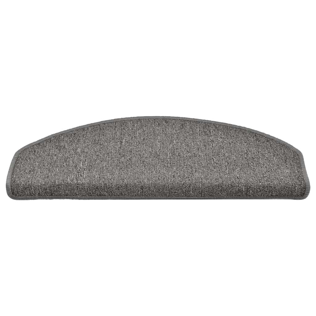 Tappetini Per Scale 30 Pz Grigio Scuro 65x24x4 cm