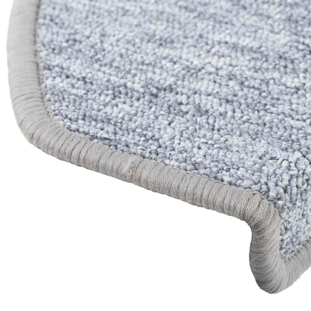 Tappetini Per Scale 30 Pz Grigio Chiaro 65x24x4 cm