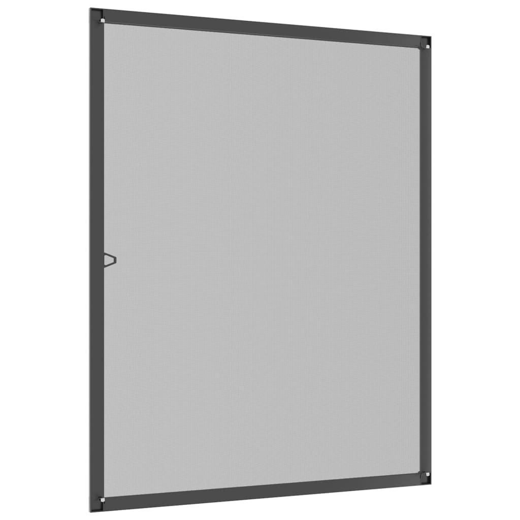Zanzariera Per Finestre Antracite 80x100 cm