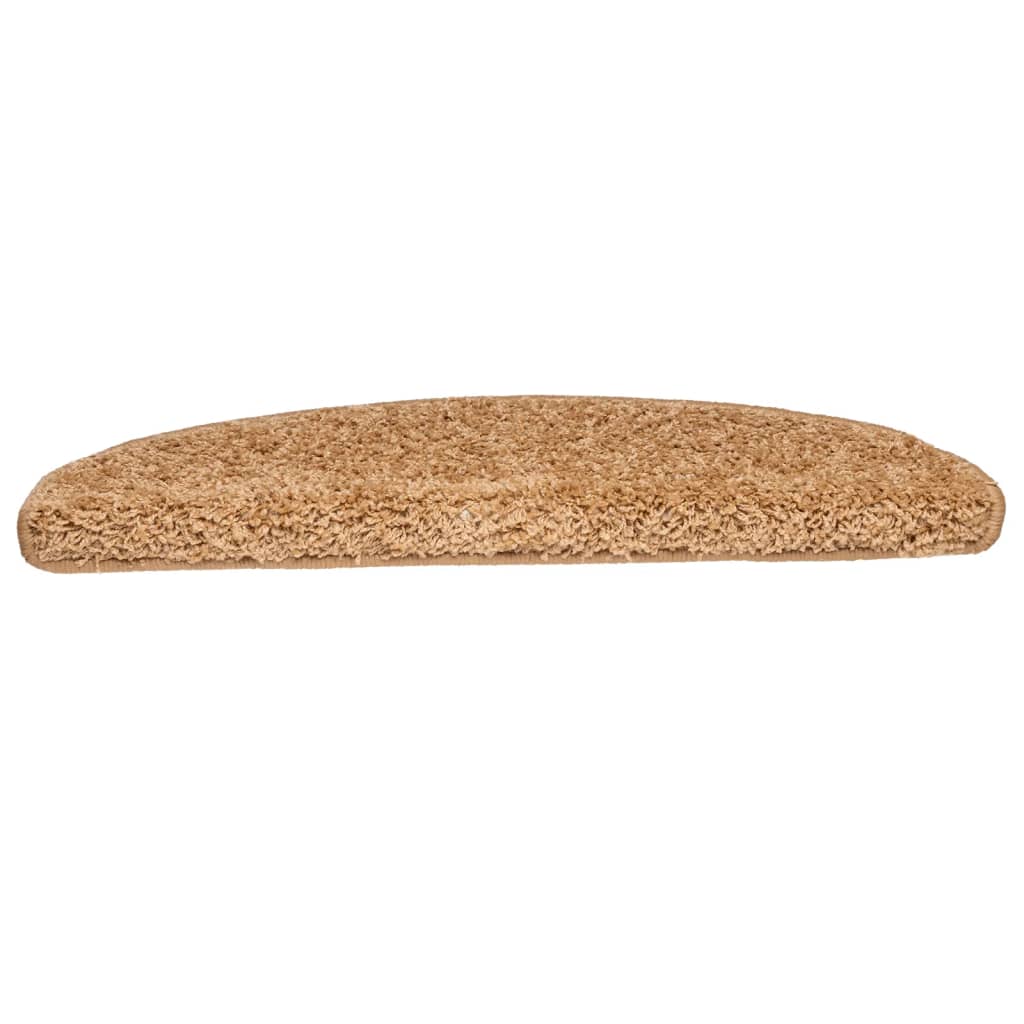 Tappetini Per Scale 15 Pz 65x21x4 Cm Beige Semicircolari Grandi - Image 5