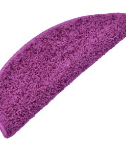 Tappetini Per Scale 15 Pz Viola 65x21x4 cm