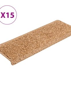 Tappetini Per Scale 15 Pz 65x21x4 Cm Beige