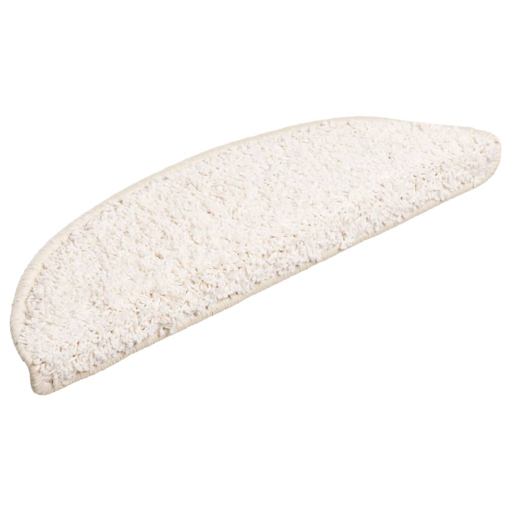 Tappetini Per Scale 15 Pz 56x17x3 Cm Bianco Semicircolari - Image 6