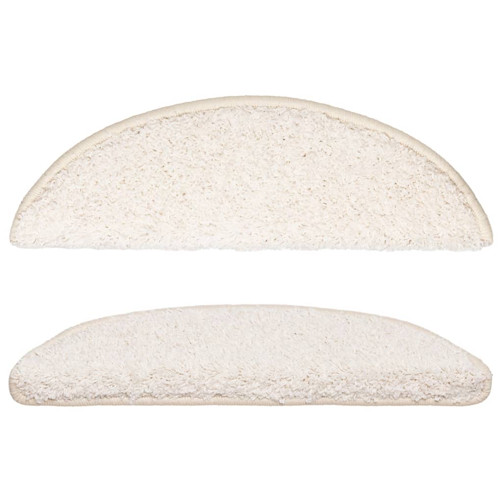 Tappetini Per Scale 15 Pz 56x17x3 Cm Bianco Semicircolari - Image 5