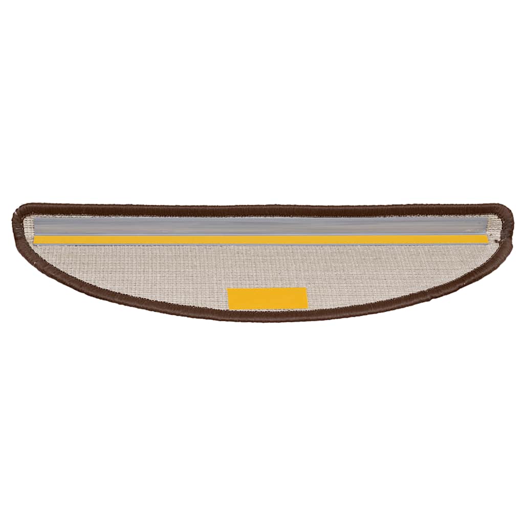 Tappetini Per Scale 30 Pz Marroni 56x17x3 cm