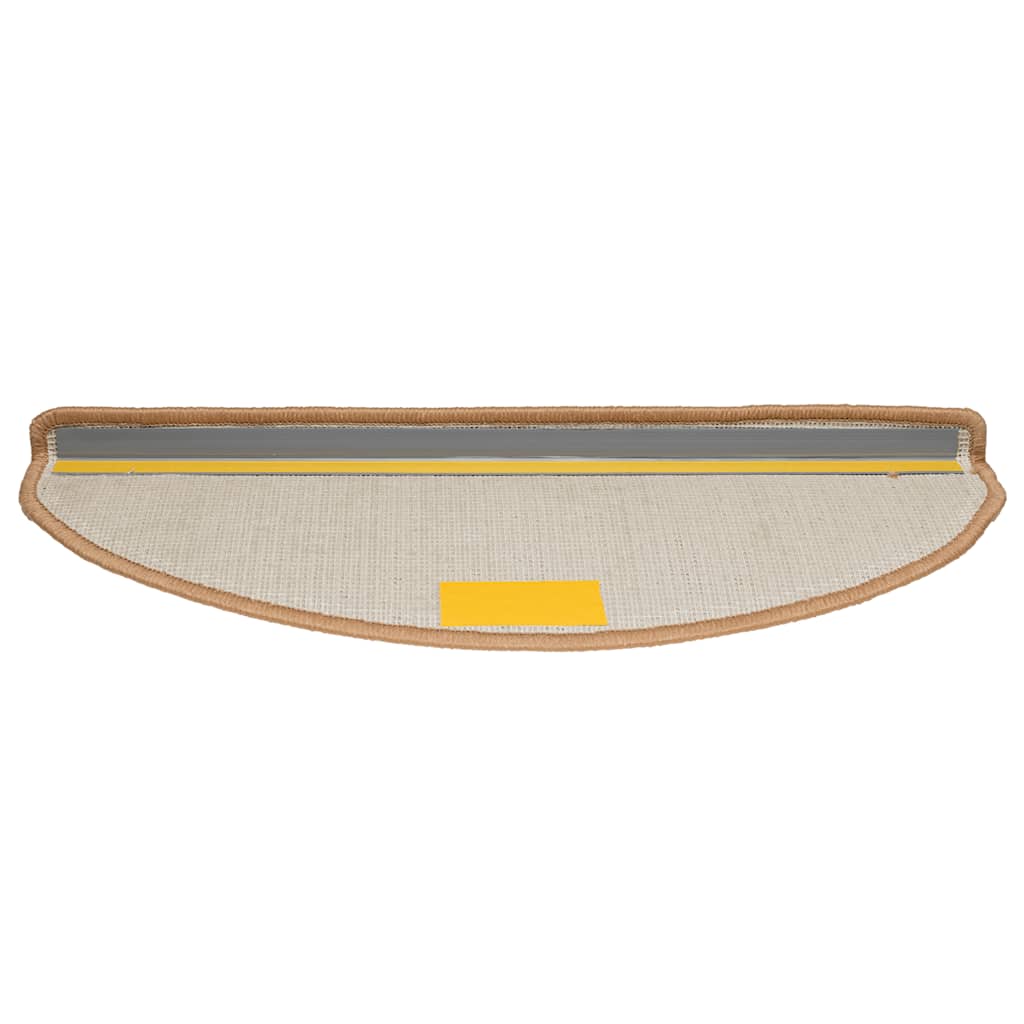 Tappetini Per Scale 30 Pz 65x21x4 Cm Beige Semicircolari Grandi - Image 2