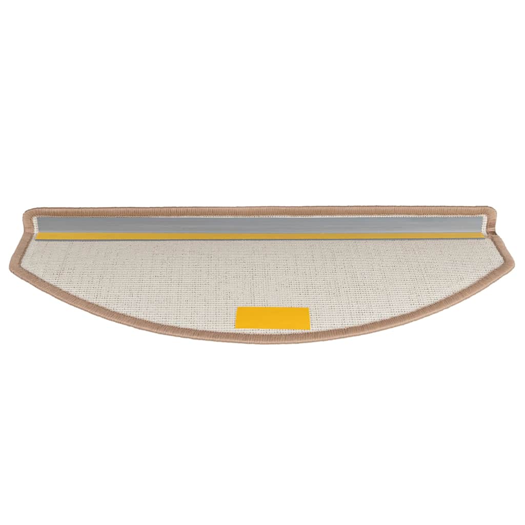 Tappetini Per Scale 30 Pz Marrone Chiaro 65x24x4 cm
