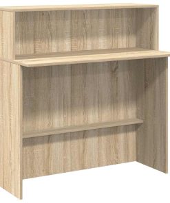 Banco Reception Rovere Sonoma 100x50x103,5 Cm Legno Multistrato