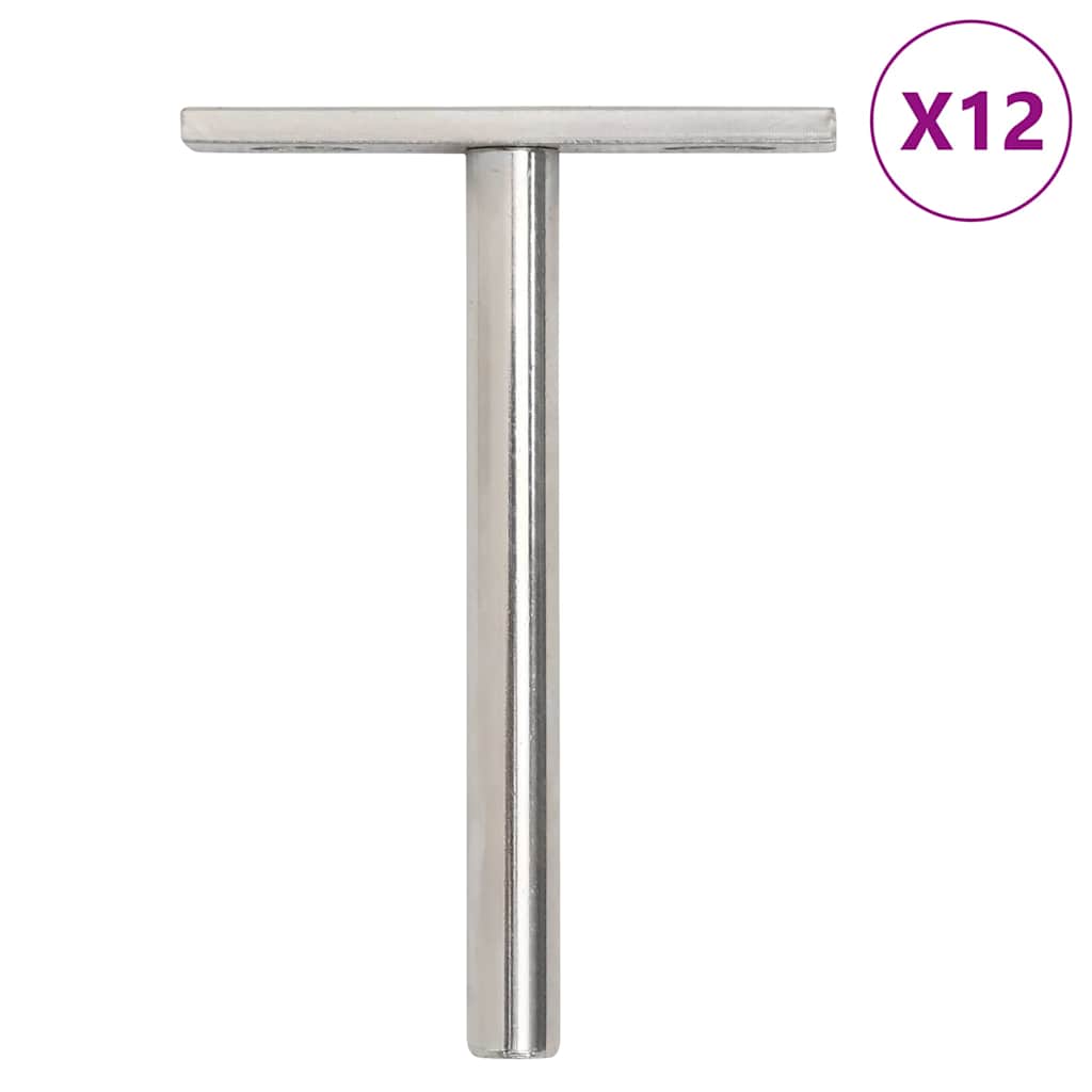 Staffe Mensole Galleggianti 12pz Ø10x100 Mm Acciaio Al Carbonio - Image 5
