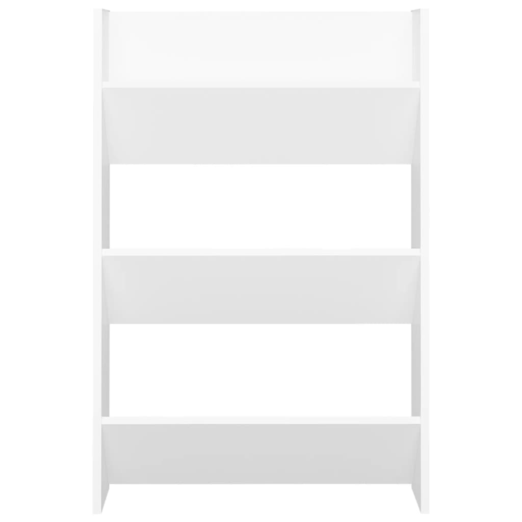 Scarpiera A Muro Bianca 60x18x90 Cm In Legno Multistrato - Image 2