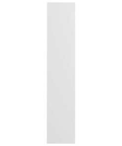 Scarpiera A Muro Bianca 80x18x90 Cm In Legno Multistrato