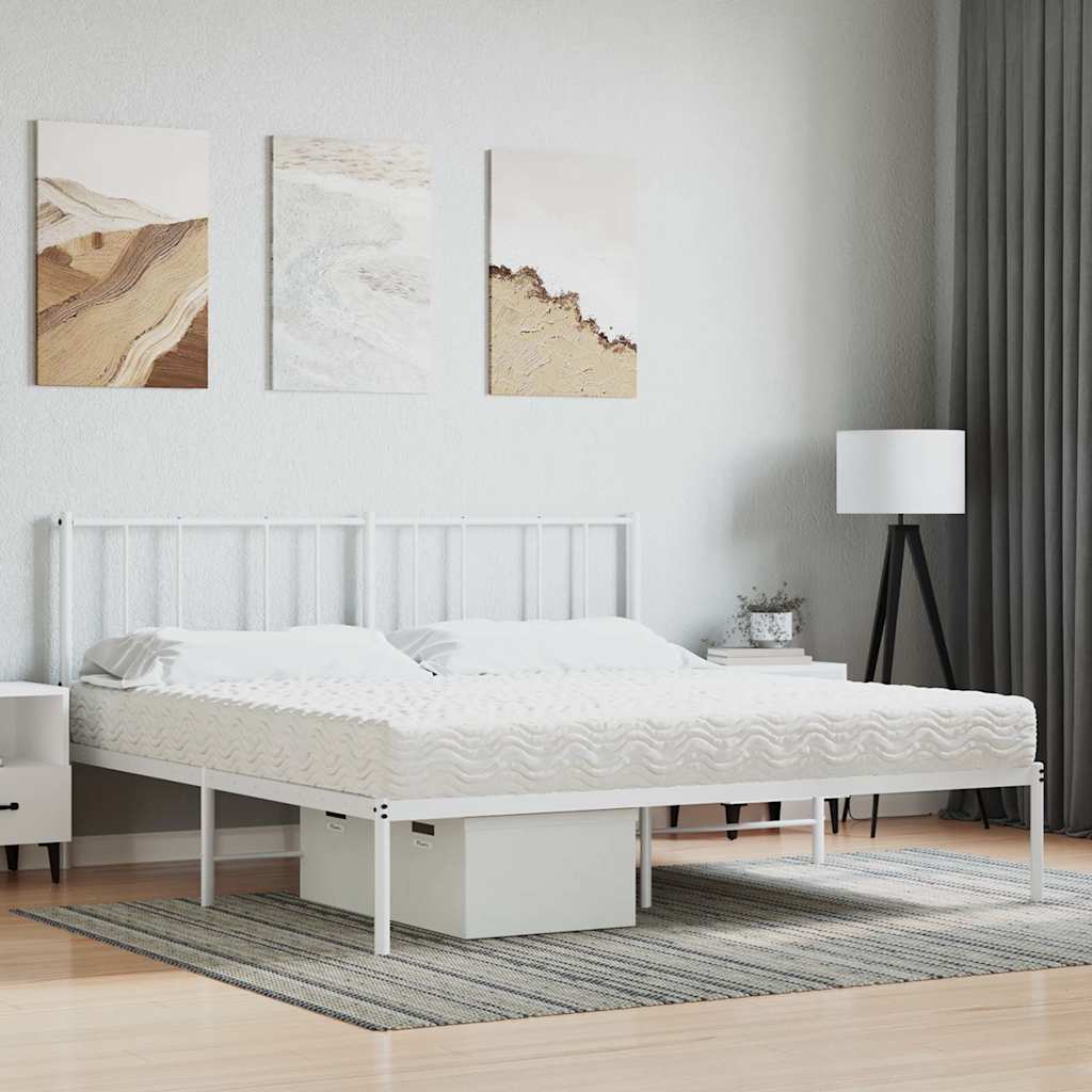 Materasso In Schiuma Bianco 180x220 Cm Durezza H2 h3 - Image 6