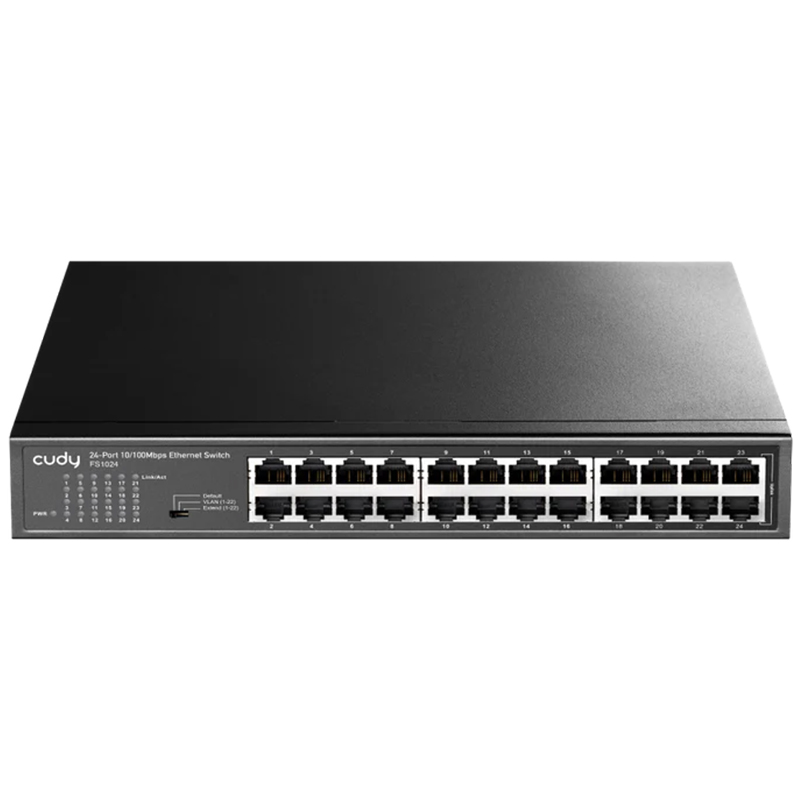 Cudy Fs1024 - 24-Port 10/100 Mbps Metal Switch