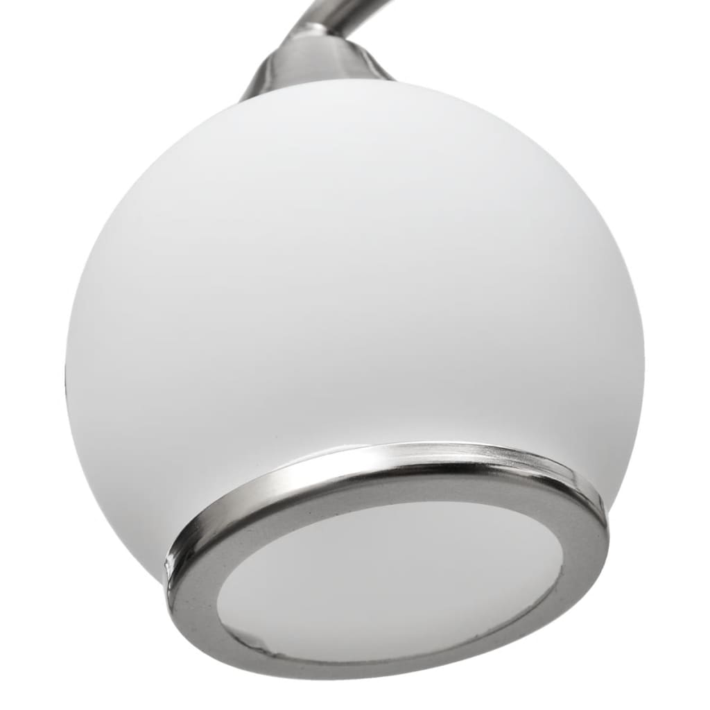 Lampada Da Soffitto Lampadario In Vetro Per 5 Lampadine E14 - Image 3