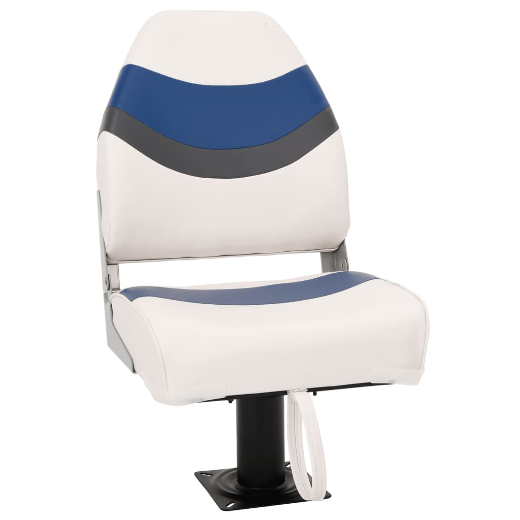 Set Sedile Da Barca Pieghevole 4 Pz Con Schienale Alto