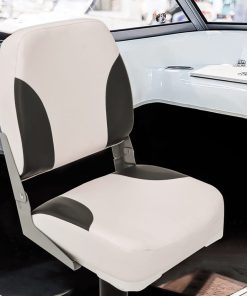 Sedili Barca Con Supporto 2pz Altezza Regolabile Girevole 360°