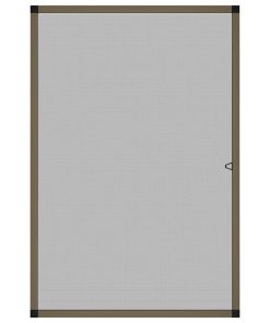 Zanzariera Per Finestre Marrone 80x120 cm