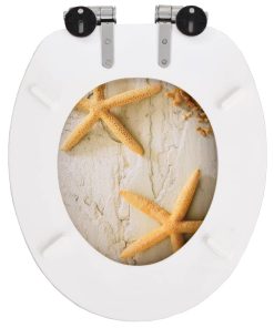 Tavoletta Wc Coperchio Chiusura Morbida Mdf Stella Marina