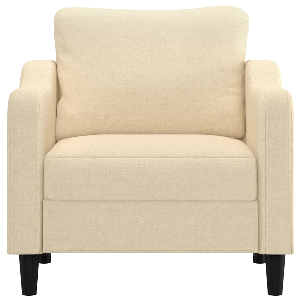 Poltrona Crema 60 Cm In Tessuto