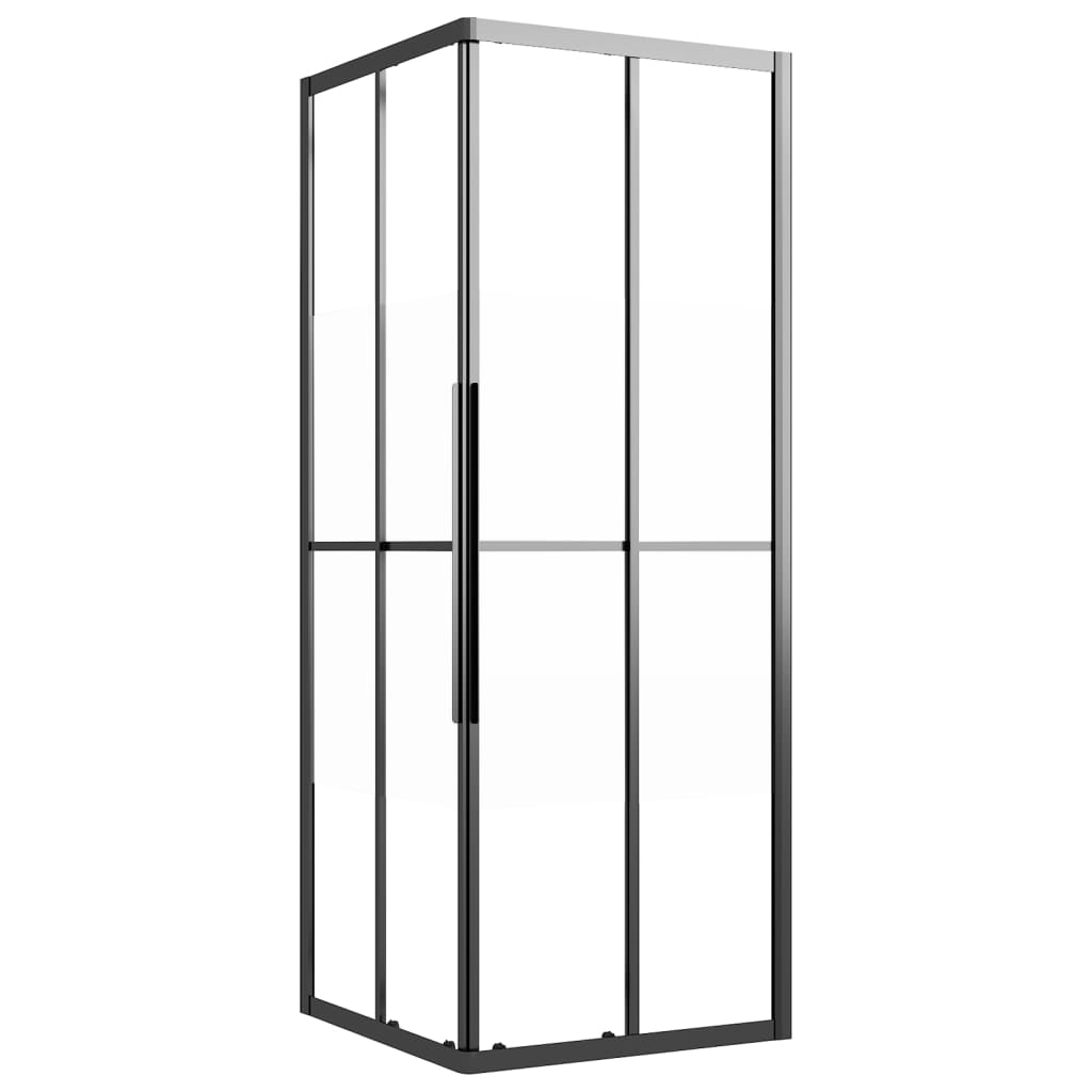 Cabina Doccia Esg Semi Smerigliato 80x70x180 Cm Nera - Image 4