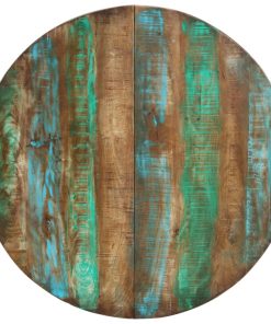 Tavolo Da Pranzo 110x75 Cm In Legno Massello Di Recupero