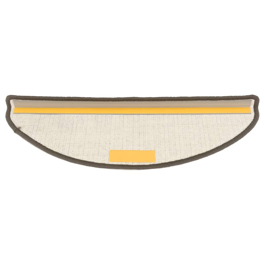 Tappetini Per Scale 15 Pz 65x21x4 Cm Grigio Semicircolari Grandi - Image 3