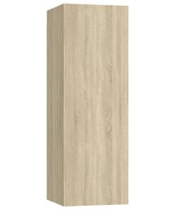 vidaXL Set de muebles salón TV 3 pzas madera ingeniería roble Sonoma