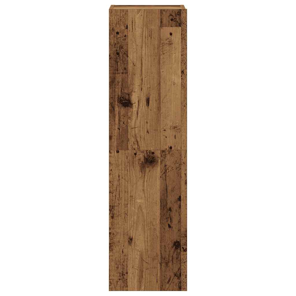 vidaXL Muebles de TV de pared 3 uds madera vieja madera de ingeniería