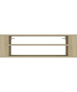 vidaXL Mueble de TV colgante contrachapada roble Sonoma 100x30x26,5 cm