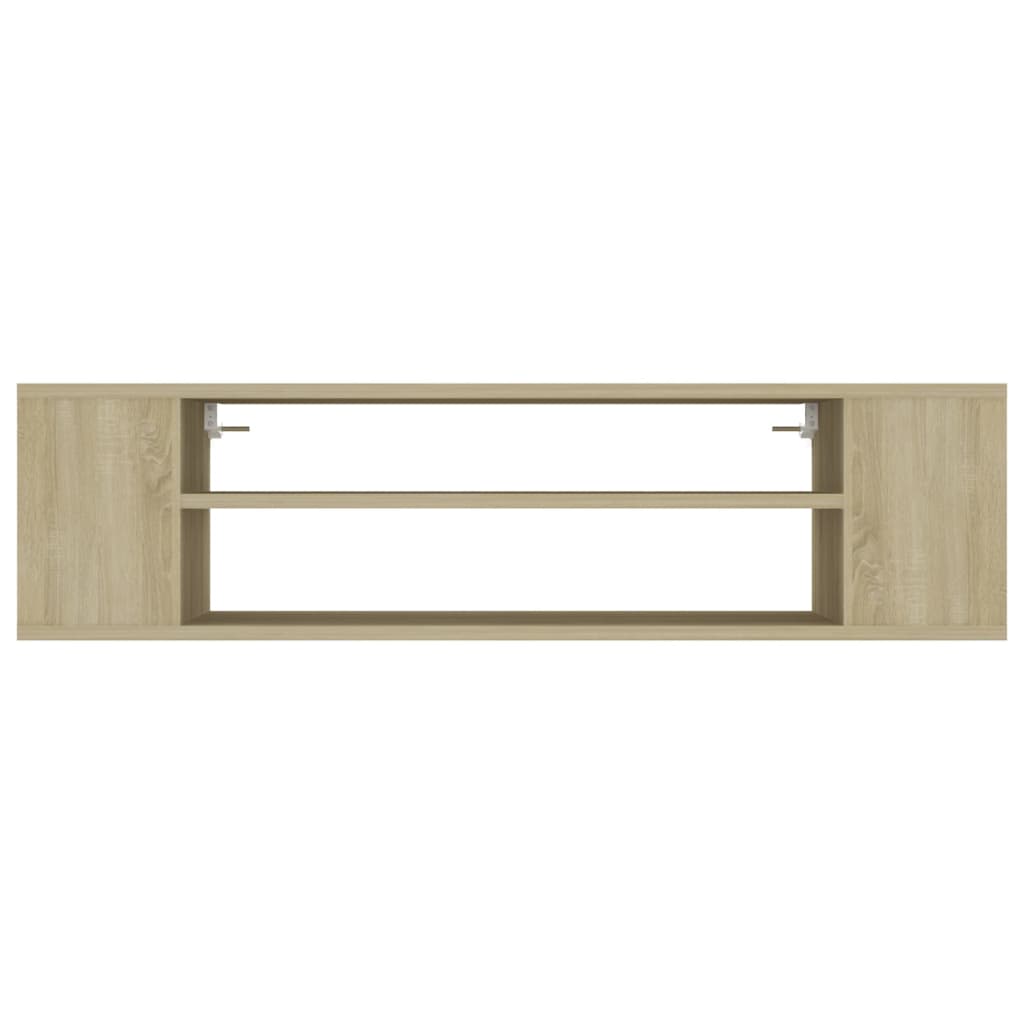 vidaXL Mueble de TV colgante contrachapada roble Sonoma 100x30x26,5 cm