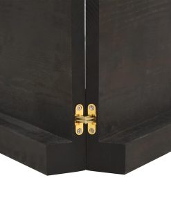 vidaXL Tablero mesa madera tratada borde vivo marrón 120x60x(2-6) cm