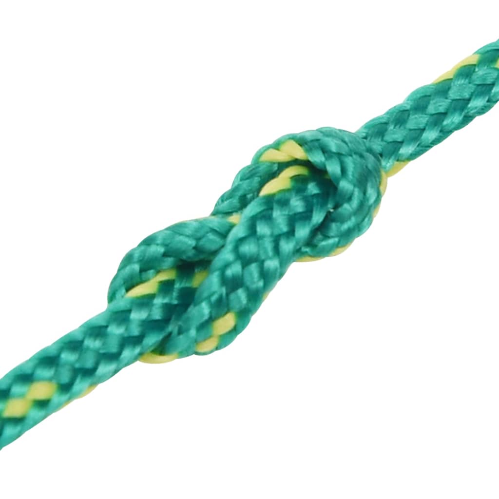 vidaXL Cuerda de barco polipropileno verde 2 mm 50 m