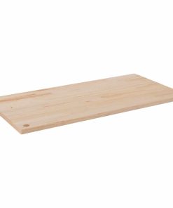 vidaXL Tablero de escritorio madera maciza de pino 110x55x2,5 cm
