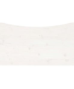vidaXL Tablero de escritorio madera maciza pino blanco 110x55x2,5 cm