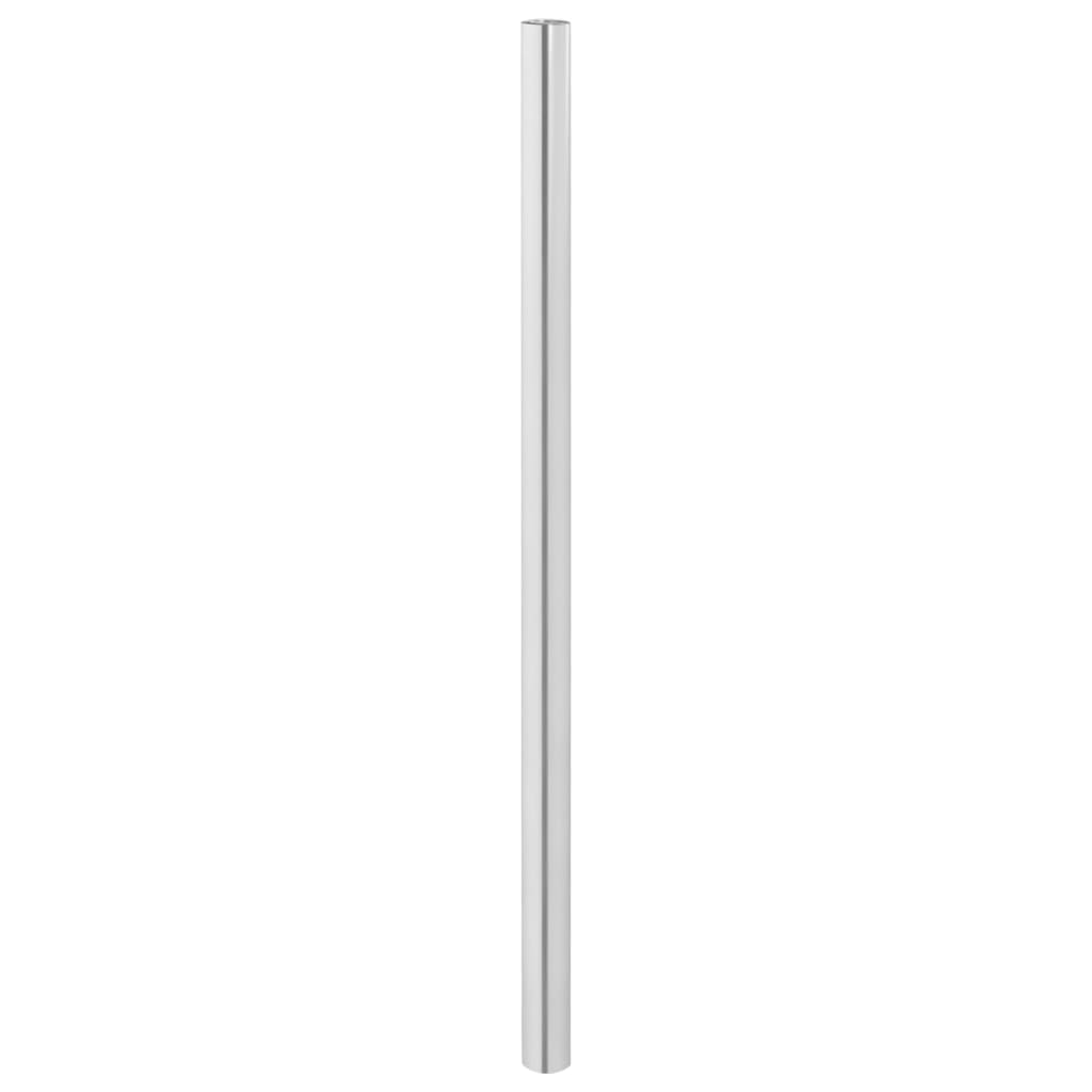 vidaXL Pegatinas de mueble autoadhesivas PET plateado 90x500 cm
