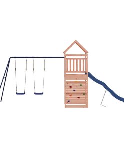 vidaXL Parque infantil de exterior madera maciza Douglas