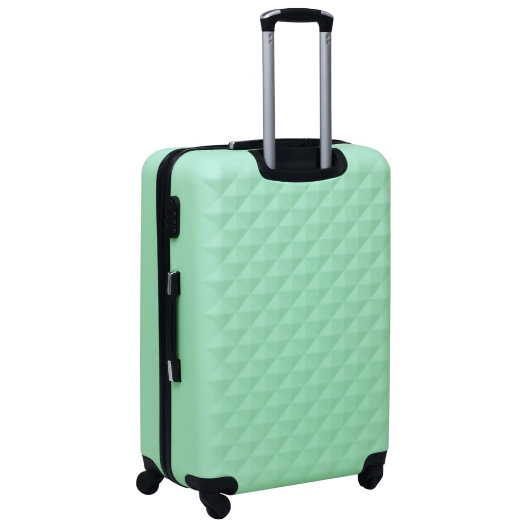 vidaXL Maleta rígida con ruedas ABS verde menta