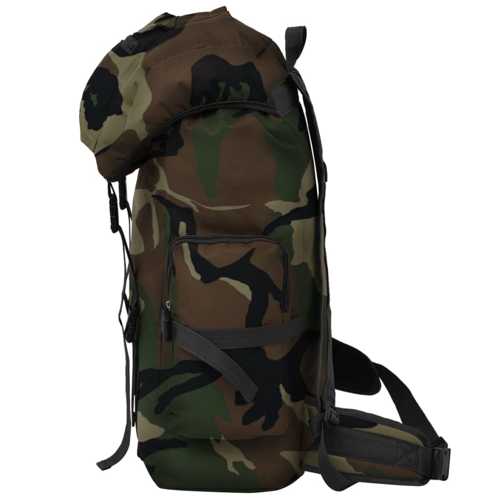 vidaXL Mochila militar 65 L Camuflaje