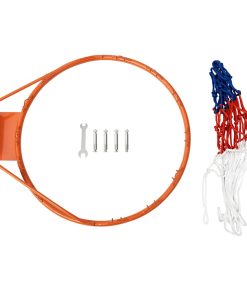 vidaXL Aro de baloncesto acero naranja 39 cm