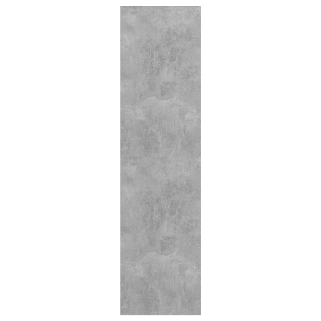 vidaXL Mueble TV pared madera contrachapada hormigón 37x37x142,5 cm