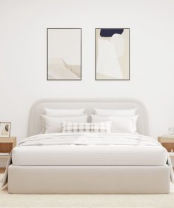 vidaXL Mesitas de noche de pared con luces LED 2 unidades roble Sonoma