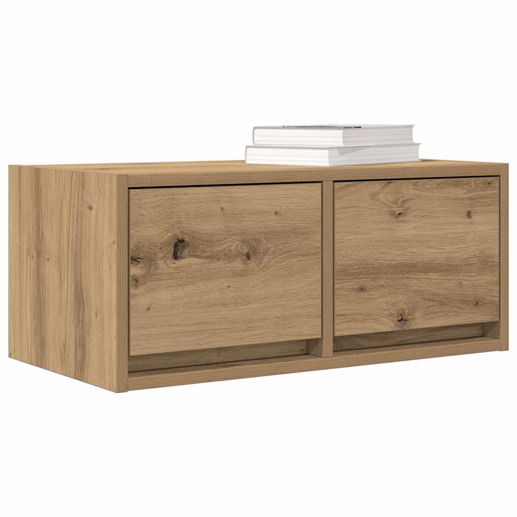 vidaXL Muebles para TV 2 uds madera roble artisan 60x31x25,5 cm