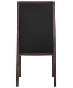 vidaXL Pizarra de pie de doble cara madera de cedro 40x60 cm