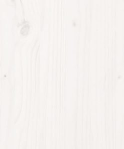 vidaXL Cabecero de cama madera maciza de pino blanco 143,5x3x81 cm