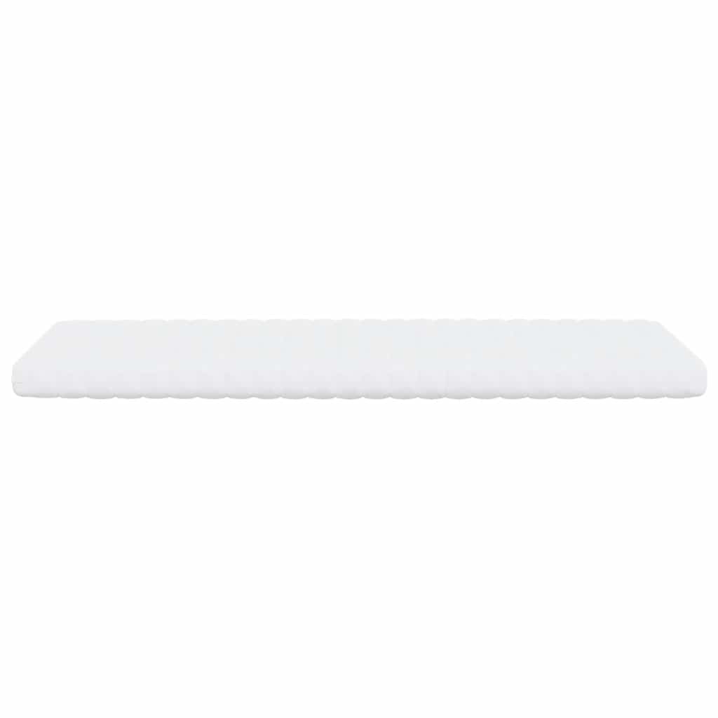 vidaXL Colchón de espuma de 7 zonas dureza 20 ILD blanco 80x160 cm