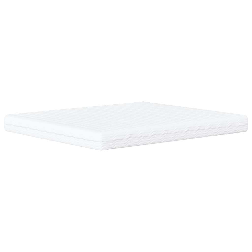 vidaXL Colchón de espuma dureza H2 H3 blanco 180x210 cm