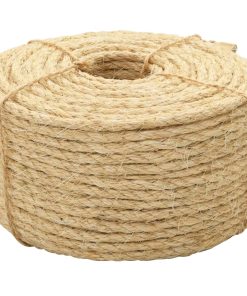 vidaXL Cuerda 100% sisal 6 mm 500 m