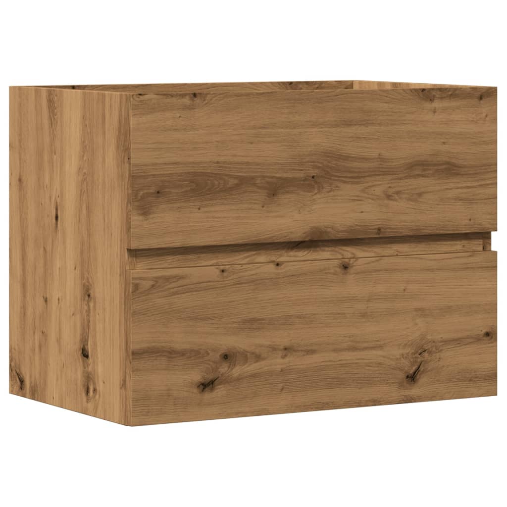 vidaXL Badschrank Artisan-Eiche 60x38,5x45 cm Holzwerkstoff